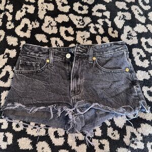 abercrombie jean shorts
